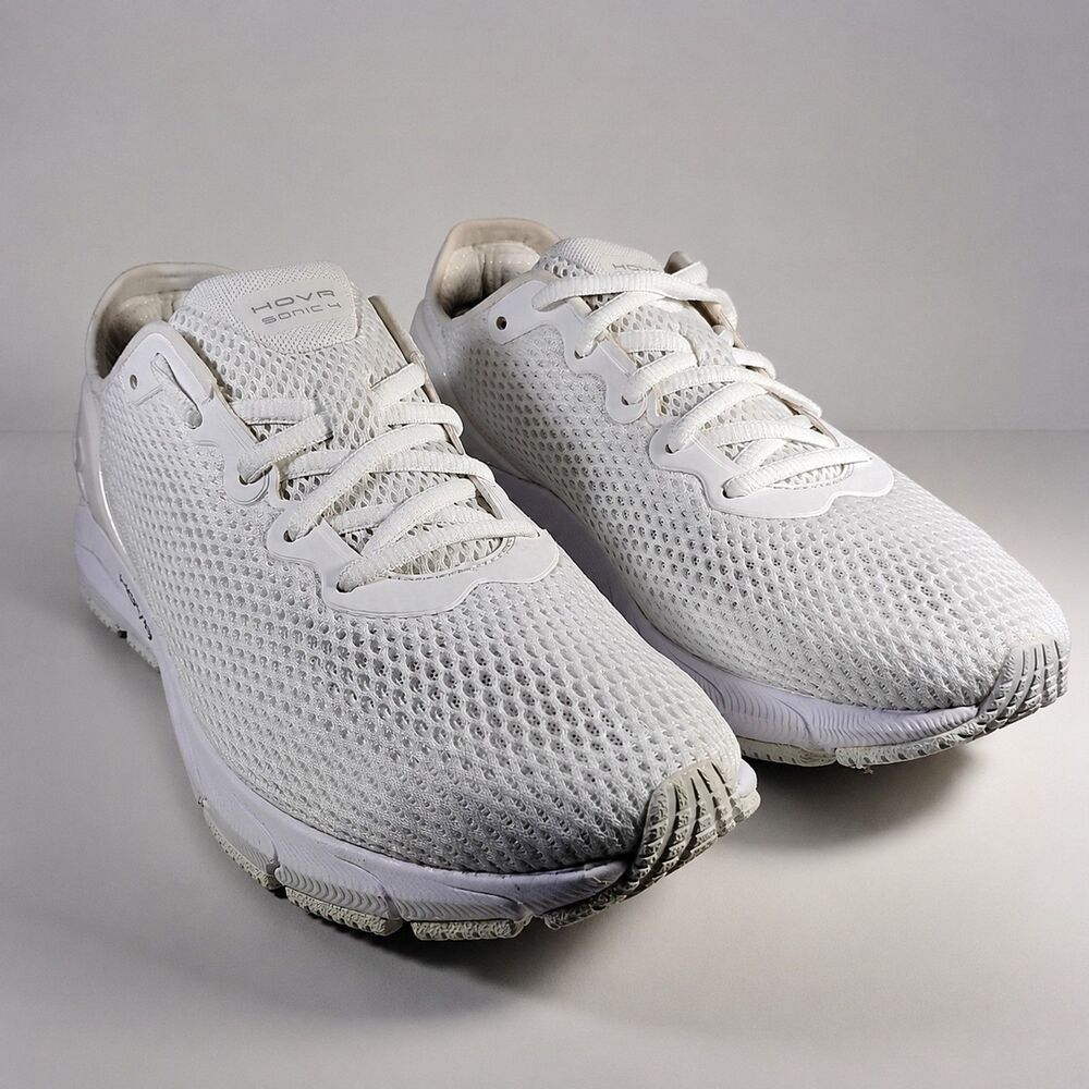 Under Armour HOVR Sonic-4 Men’s 8.5/Women’s 10 White Running Athletic Shoes